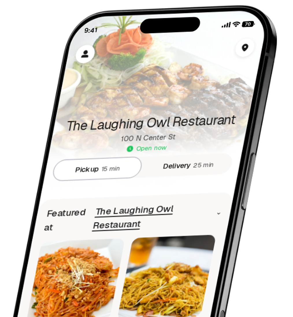The Laughing Owl Restaurant app preview