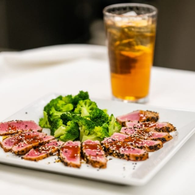 Crusted Ahi Tuna Entree.