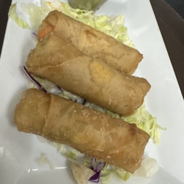Vietnamese Vegetarian Spring Rolls.