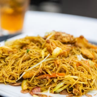 Singapore Chicken & Shrimp