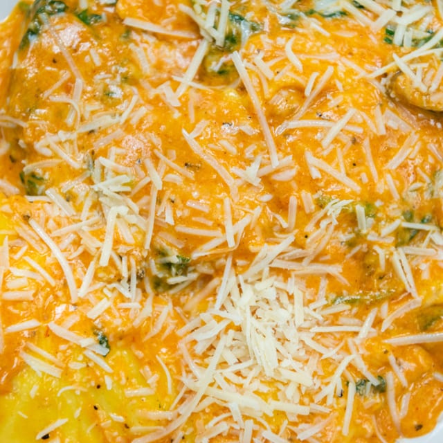 Buffalo Cheese Ravioli.