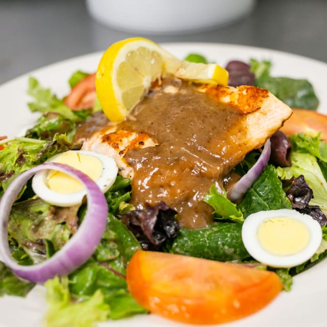 Salmon Niçoise Salad.